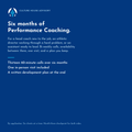 Performance Coaching for head coaches and athletic directors: six months, bi-weekly calls, one campus visit, a written development plan